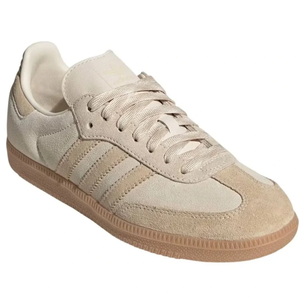 Adidas Cream and Tan Sambas - Picture 1 of 7